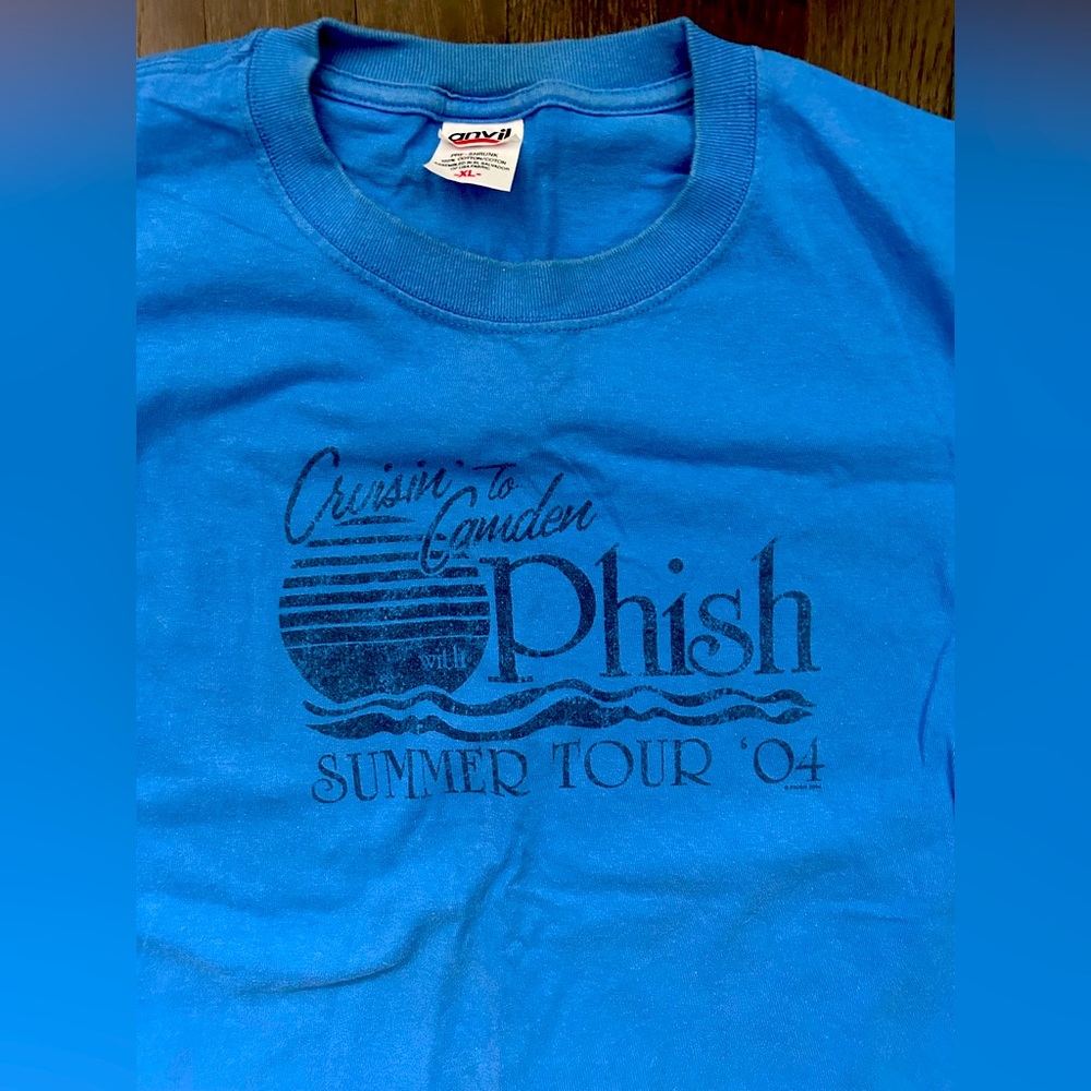 Vintage Phish 2004 Crusin’ into Camden shirt